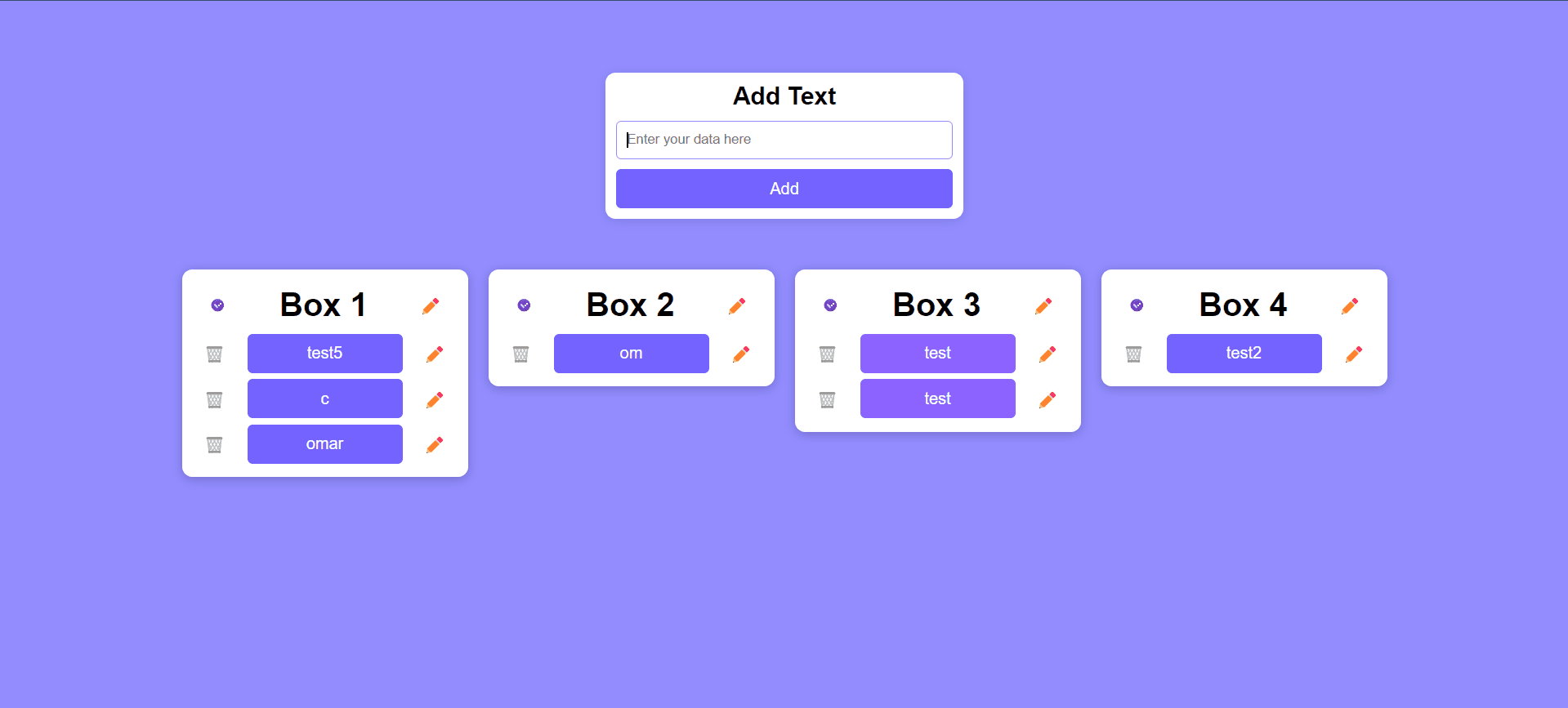Drag and Drop Todo List